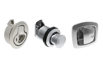 Push to Close Latches for Datacenter Rack